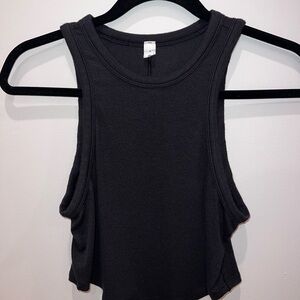 lululemon Hold Tight Cropped Tank Top BLK
